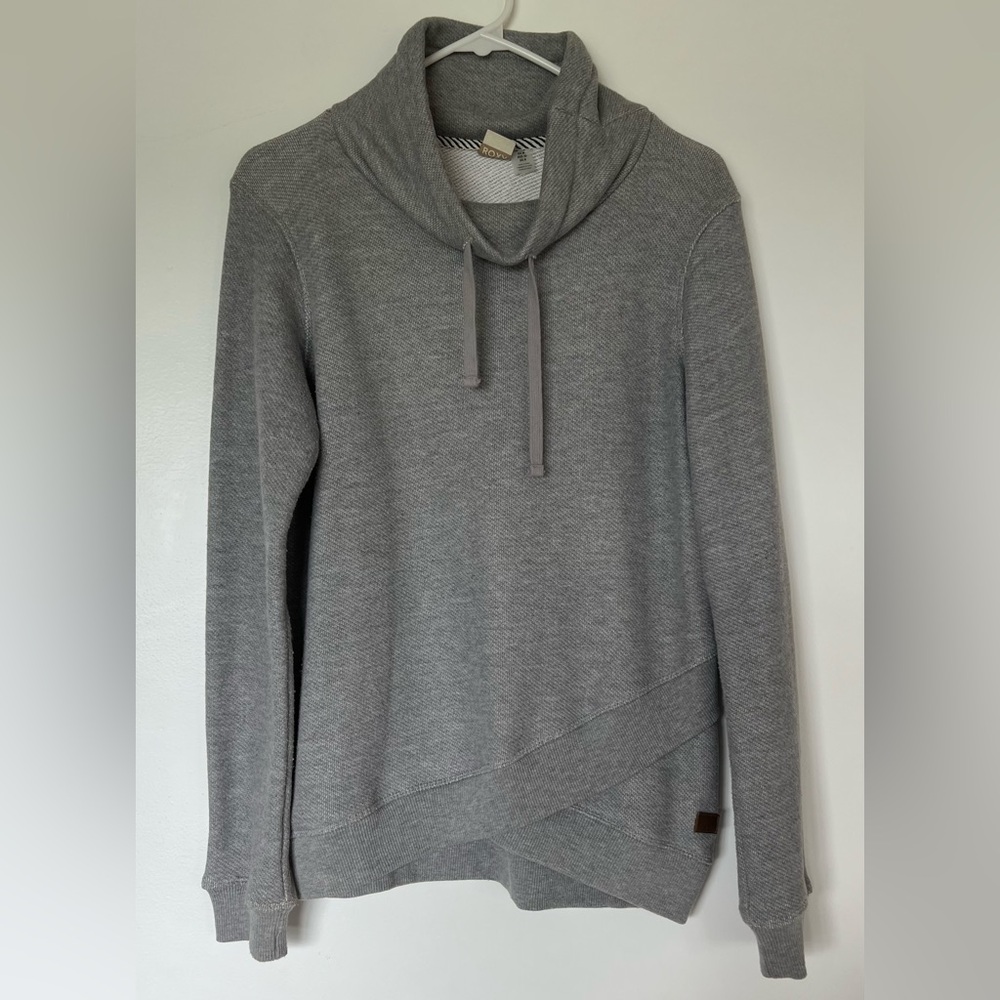 Roxy Gray funnel neck top